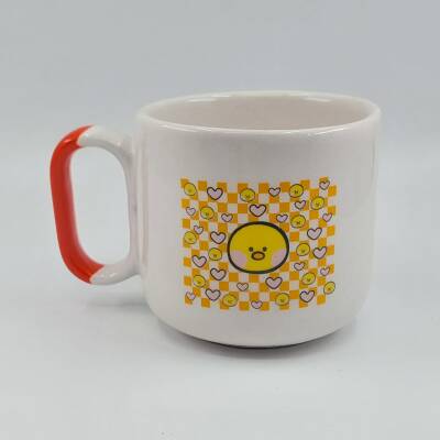 CİVCİV PATTERN-ARYA ÇAY FİNCANI - TURUNCU SAP - 1