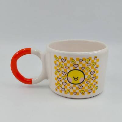CİVCİV PATTERN-DÜĞÜM KUPA - TURUNCU SAP - 1