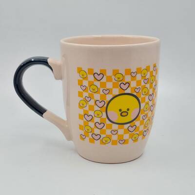 CİVCİV PATTERN-OVAL KUPA - SİYAH SAP - 1