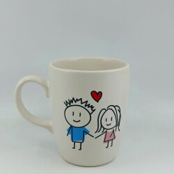 ÇİZİM AŞK-OVAL KUPA - TRANSPARAN SAP - 