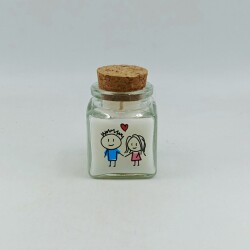 ÇİZİM AŞK-TIPALI MUM - TEKLİ - 