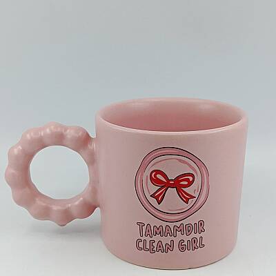 CLEAN GIRL-PRENSES KUPA - PEMBE GÖVDE PEMBE SAP - 1