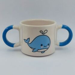 ÇOCUK BALİNA-ÇOCUK KUPA - MAVİ SAP - 