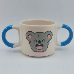 ÇOCUK DİŞLEK KOALA & ÇOCUK GÖZLÜKLÜ KOALA-ÇOCUK KUPA - MAVİ SAP - 