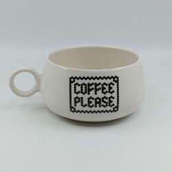 COFFEE PLEASE-LUNA KUPA - TRANSPARAN - 