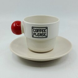 COFFEE PLEASE-PUNTO FİNCAN - KIRMIZI SAP - 