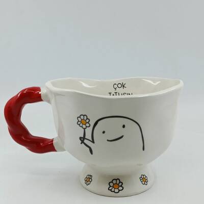 ÇOK TATLISIN-SET-BALERİN KUPA - KIRMIZI SAP - 1