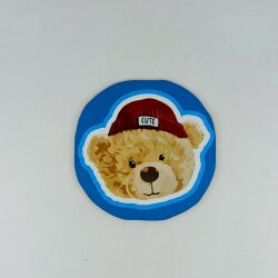 CUTE BEAR-AHŞAP BARDAK ALTLIĞI - TEKLİ - 