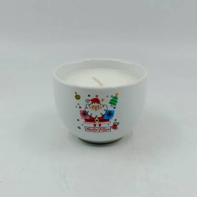 DAĞINIK NOEL BABA MUTLU YILLAR-MONO MUM - TEKLİ - 1