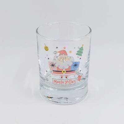 DAĞINIK NOEL BABA MUTLU YILLAR-SHOT BARDAĞI - ŞEFFAF - 1