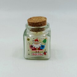 DAĞINIK NOEL BABA MUTLU YILLAR-TIPALI MUM - TEKLİ - 