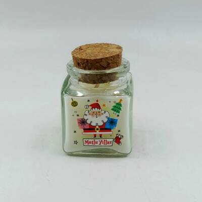 DAĞINIK NOEL BABA MUTLU YILLAR-TIPALI MUM - TEKLİ - 1