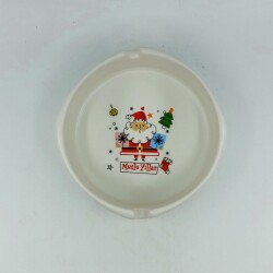 DAĞINIK NOEL BABA MUTLU YILLAR-YUVARLAK KÜLLÜK - TRANSPARAN GÖVDE - 