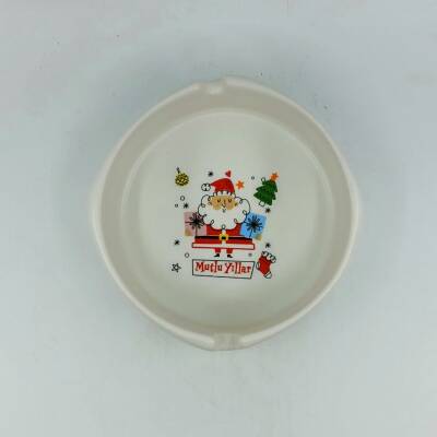 DAĞINIK NOEL BABA MUTLU YILLAR-YUVARLAK KÜLLÜK - TRANSPARAN GÖVDE - 1