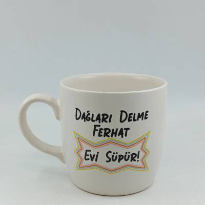 DAĞLARI DELME FERHAT EVİ-BODUR KUPA - TRANSPARAN - 1