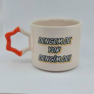 DENGEM DE YOK DENGİM DE! - YILDIZ KUPA - TURUNCU SAP - 1