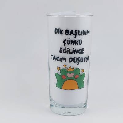 DİK BAŞLIYIM ÇÜNKÜ-RAKI BARDAĞI - ŞEFFAF - 1