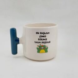 DİK BAŞLIYIM ÇÜNKÜ - T KUPA - YEŞİL SAP - 