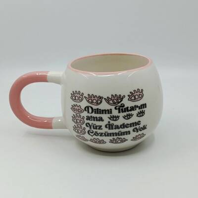 DİLİMİ TUTARIM YÜZ İFADEME ÇÖZÜM YOK-UPA KUPA - PEMBE SAP PEMBE TURNET - 1