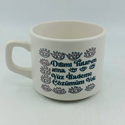 DİLİMİ TUTARIM YÜZ İFADEME ÇÖZÜM YOK-VENUS KUPA - TRANSPARAN - 1