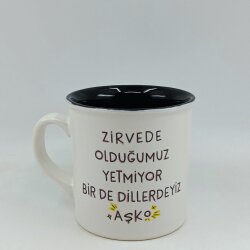 DİLLERDEYİZ AŞKO-İDA KUPA - TRANSPARAN SAP TRANSPARAN GÖVDE SİYAH İÇ - 