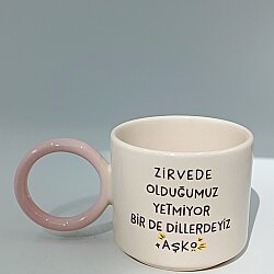 DİLLERDEYİZ AŞKO-O KUPA - PEMBE SAP - 