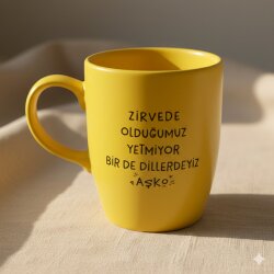 DİLLERDEYİZ AŞKO-OVAL KUPA - SARI SAP SARI GÖVDE SARI İÇ - 