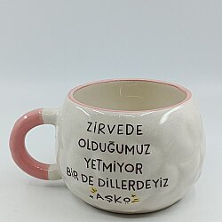 DİLLERDEYİZ AŞKO-TONTİK KUPA - PEMBE SAP - 