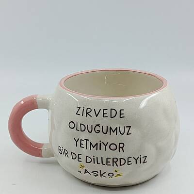 DİLLERDEYİZ AŞKO-TONTİK KUPA - PEMBE SAP - 1