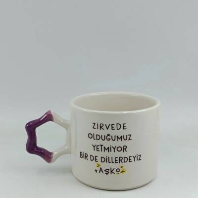 DİLLERDEYİZ AŞKO-YILDIZ KUPA - MOR SAP - 1