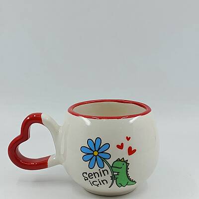 DİNOZOR SENİN İÇİN-AMOUR KUPA - KIRMIZI SAP KIRMIZI TURNET - 1