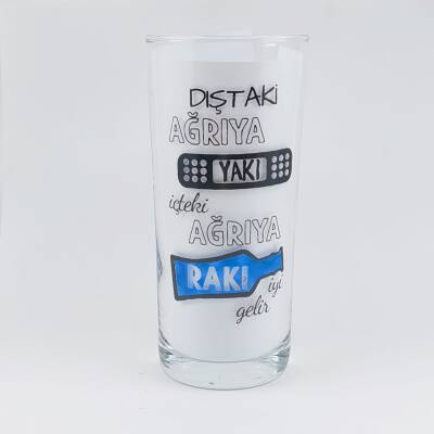 DIŞTAKİ AĞRIYA YAKI-RAKI BARDAĞI - ŞEFFAF - 1