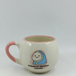 DOBARLAN BIRAGMA KENDİNİ-BALON KUPA - PEMBE SAP PEMBE TURNET - 