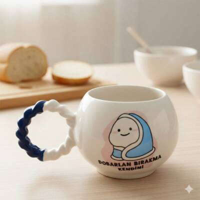 DOBARLAN BIRAGMA KENDİNİ - BALONCUK KUPA - KOBALT SAP - 1