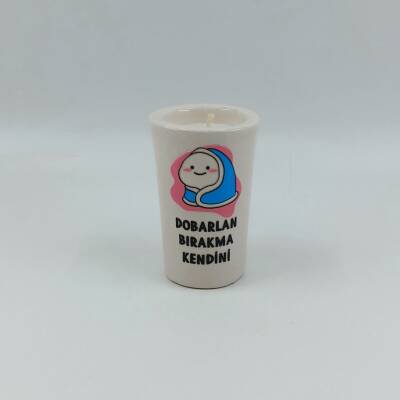 DOBARLAN BIRAGMA KENDİNİ-SERAMİK PANDORA MUM - TEKLİ - 1