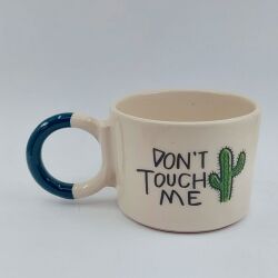 DONT TOUCH ME-DÜĞÜM KUPA - YEŞİL SAP - 