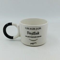 DOSTLUK - DÜĞÜM KUPA - SİYAH SAP - 