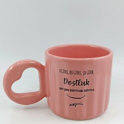 DOSTLUK-EROS KUPA - PEMBE SAP PEMBE GÖVDE - 