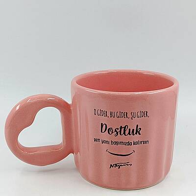DOSTLUK-EROS KUPA - PEMBE SAP PEMBE GÖVDE - 1