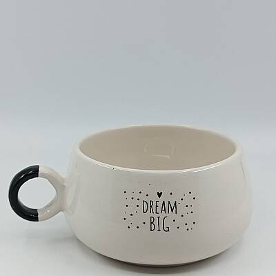 DREAM BİG KALP-LUNA KUPA - SİYAH SAP - 1