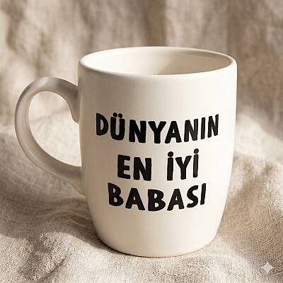 DÜNYANIN EN İYİ BABASI 2-OVAL KUPA - TRANSPARAN SAP - 1