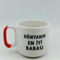 DÜNYANIN EN İYİ BABASI - ARYA ÇAY FİNCANI - TURUNCU SAP - 