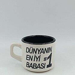 DÜNYANIN EN İYİ BABASI - VENUS KUPA - SİYAH İÇ - 