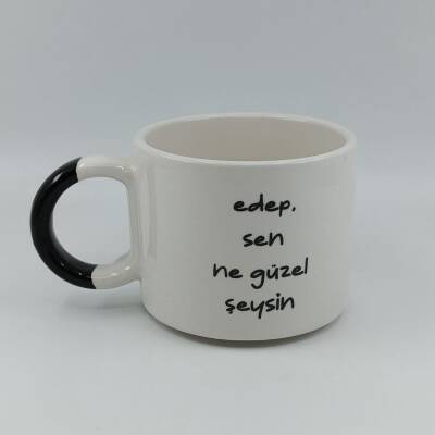 EDEP SEN NE GÜZEL ŞEYSİN-D KUPA - SİYAH SAP - 1