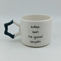 EDEP SEN NE GÜZEL ŞEYSİN-YILDIZ KUPA - YEŞİL SAP - 