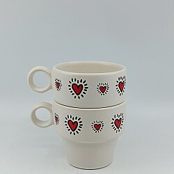 EFEKT KALP EFEKT-İKİLİ ESPRESSO BARDAĞI - TRANSPARAN - 