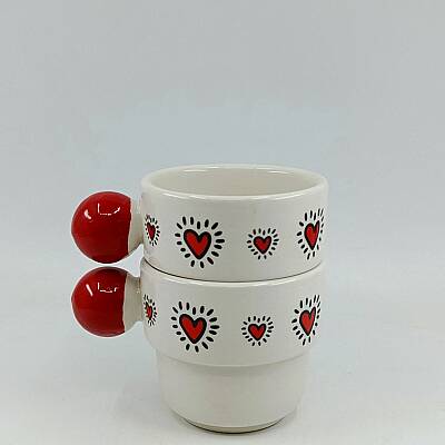 EFEKT KALP EFEKT-İKİLİ PUNTO ESPRESSO - KIRMIZI SAP - 1