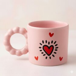 EFEKT KALP EFEKT-PRENSES KUPA - PEMBE GÖVDE PEMBE SAP - 