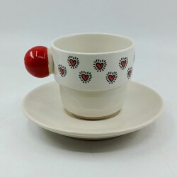 EFEKTLİ KIRMIZI KALPLER-PUNTO FİNCAN - KIRMIZI SAP - 