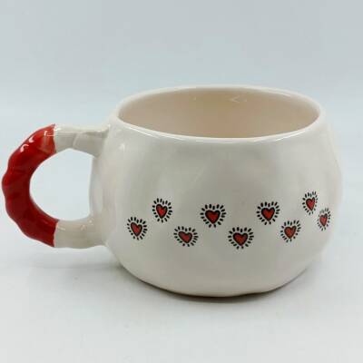 EFEKTLİ KIRMIZI KALPLER-TONTİK KUPA - KIRMIZI SAP - 1